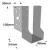 Sabots à ailes extérieures, gamme SBE ECONOMIQUE (épaisseur 1,5mm, profondeur 55mm) - Réf. SBE48/106_45