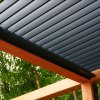 Chéneau Aluminium - Couleur : noir mat - longueur : 2m