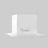 Support de poteau SUNDIY blanc RAL 9010 - Série 90mm