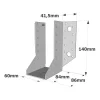 Sabots à ailes extérieures, gamme SAE CLASSIQUE (épaisseur 2mm, profondeur 84mm) - Réf. SAE340/60/2_6
