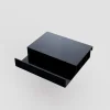 Perspective d'un échantillon d'une lame en aluminium pour pergola bioclimatique coloris Anthracite RAL 7016 texture 343