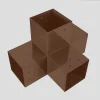 Connecteur SUNDIY Corten RAL 8011 - 90mm à 4 directions en forme de T