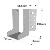 Sabots à ailes extérieures, gamme SAE CLASSIQUE (épaisseur 2mm, profondeur 84mm) - Réf. SAEL340/72/2_35