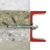 Sabots à ailes extérieures, gamme SBE ECONOMIQUE (épaisseur 1,5mm, profondeur 55mm) - Réf. SBE36/142