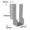 Sabots à ailes extérieures, gamme SBE ECONOMIQUE (épaisseur 1,5mm, profondeur 55mm) - Réf. SBE64/158_20