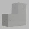 Connecteur 120mm à 3 directions - Forme L