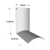 Equerre pour bois ronds - 74x123x123mm - Réf. EBR80-B_100