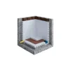 DELTA-MS 20 : Nappe à excroissance de protection pour les travaux de génie civil - 2 m x 20 m - CDT : rouleau - Réf. 06600514
