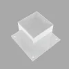 Vue réelle du support de poteau SUNDIY blanc RAL 9010 - Série 120mm