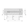 Vis HECO MULTI-MONTI-plus F - tête fraisée D6 x L50 - Réf. 48495