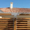 Mise en situation du connecteur SUNDIY gris aluminium RAL9006 90mm à 3 directions - Forme T