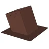 Support de poteau/poutre pente 20° - Largeur intérieure 120 mm