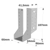 Sabots à ailes extérieures, gamme SAE CLASSIQUE (épaisseur 2mm, profondeur 84mm) - Réf. SAE440/66/2_20