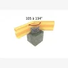 Équerre réglable pour terrasse bois - Fixation poutre bois de hauteur 125 à 200mm - Réf. ABF120