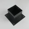Vue réelle du support de poteau SUNDIY Anthracite RAL 7016 - Série 120mm