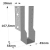 Sabots à ailes extérieures, gamme SBE ECONOMIQUE (épaisseur 1,5mm, profondeur 55mm) - Réf. SBE45/168