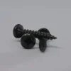 Vis bois et panneaux à tête ronde PZ - INOX A2 - NOIR - D4 x 25 pour fixer les lames SUNDIY et ALU