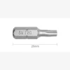 Embout T20 25mm (Qualité Professionnelle, Acier S2) - lot de 20 embouts - Réf. EmboutT20