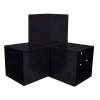 Connecteur 120mm à 3 directions - Forme L