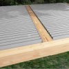 Lame XL aluminium 27mm, longueur 3m, RAL9006 structuré GRIS ALUMINIUM