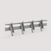 Mécanisme SUNDIY XL 27 mm en ALUMINIUM coloris Gris Anthracite RAL 9006 pour lames orientables pour pergola bioclimatique