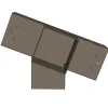 Connecteur SUNDIY pente 20° Gris Taupe RAL 7006 - 120mm à 5 directions - Forme +