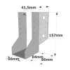 Sabots à ailes extérieures, gamme SAE CLASSIQUE (épaisseur 2mm, profondeur 84mm) - Réf. SAE380/66/2