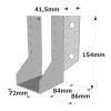 Sabots à ailes extérieures, gamme SAE CLASSIQUE (épaisseur 2mm, profondeur 84mm) - Réf. SAE380/72/2_35