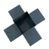 Grands sabots à ailes extérieures, gamme GLE ECONOMIQUE (développé 380mm, épaisseur 2.5mm, profondeur 90mm) - Réf. GLE500/100/2,5