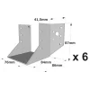 Sabots à ailes extérieures, gamme SAE CLASSIQUE (épaisseur 2mm, profondeur 84mm) - Réf. SAE250/76/2_6