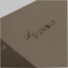 Marque SUNDIY visible sur le connecteur Gris Taupe RAL7006 - 120mm en T, 3 directions