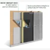 DELTA - FASSADE 50 PLUS - avec deux bords autocollants intégrés - 1.50m × 50m - Réf. 02202911