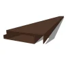 Lame XL aluminium 29mm, longueur 2m35, RAL8011 structuré OXYDE DE MARS