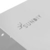 Marque SUNDIY visible sur le connecteur Gris aluminium RAL 9006 - 120mm en L