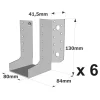 Sabots à ailes extérieures, gamme SAE CLASSIQUE (épaisseur 2mm, profondeur 84mm) - Réf. SAEL340/80/2_6