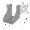 Sabots à ailes extérieures, gamme SAE SUR MESURE (épaisseur 2mm, profondeur 84mm) - Réf. SAE200/2X
