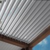 Lame XL aluminium 27mm, longueur 2m35, RAL9010 structuré BLANC