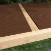 Vue des mécanismes SUNDIY 20 mm et lames en aluminium coloris RAL 8011 fixées