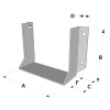 Grands sabots, largeur (A) : 201 à 270mm - hauteur (B) : 225 à 259.5mm - Réf. GSEXL720/4X