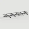 Mécanisme SUNDIY 20 mm en ALUMINIUM coloris Gris galet RAL 9006 pour lames orientables pour pergola bioclimatique