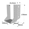 Sabots à ailes extérieures, gamme SAE CLASSIQUE (épaisseur 2mm, profondeur 84mm) - Réf. SAE440/100/2_20