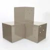 Connecteur SUNDIY Beige sable RAL 1002 - 90mm à 3 directions - Forme L
