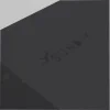 La marque SUNDIY imprimé sur le connecteur noir mat RAL9005 - 90mm Forme L, 2 directions