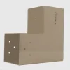 Image du connecteur SUNDIY beige sable - 90mm Forme L, 2 directions