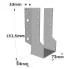 Sabots à ailes extérieures, gamme SBE ECONOMIQUE (épaisseur 1,5mm, profondeur 55mm) - Réf. SBE73/154_20