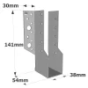 Sabots à ailes extérieures, gamme SBE ECONOMIQUE (épaisseur 1,5mm, profondeur 55mm) - Réf. SBE38/141_35