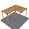 Exemple d'utilisation du connecteur SUNDIY Anthracite RAL 7016 90mm à 5 directions - Forme +