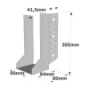 Sabots à ailes extérieures, gamme SAE CLASSIQUE (épaisseur 2mm, profondeur 84mm) - Réf. SAE500/90/2