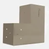 Connecteur SUNDIY Beige sable RAL 1002 - 90mm à 3 directions - Forme L