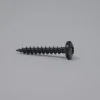 Vis bois et panneaux à tête ronde PZ - INOX A2 - NOIR - D4 x 25 pour fixer les lames SUNDIY et ALU